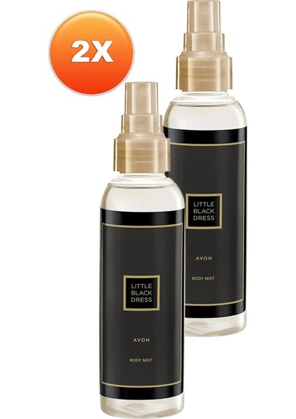 Little Black Dress Kadın Vücut Spreyi 100 Ml. Ikili Set