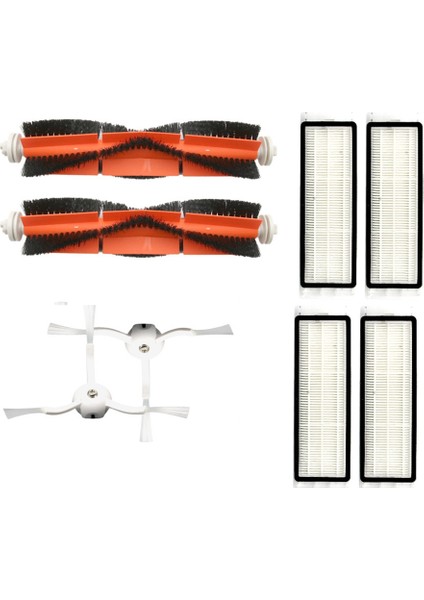 Yan Fırça Ana Fırça Hepa Filtre Xiaomi Vakum 2/1 S Roborock S50 Robotlu Süpürge Aksesuarları Filtreler (Yurt Dışından)