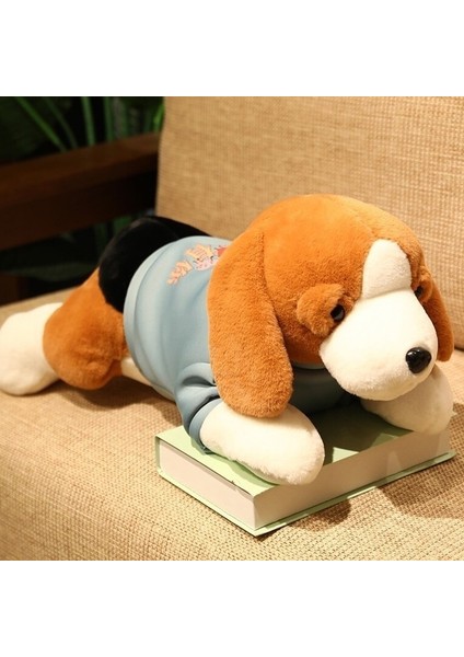 40 cm Kawaii Dolması Köpek Peluş Oyuncak Yalan Beagle Yavru Köpek Giysi ile Yumuşak Yastıklar Sevimli Hayvanlar Bebek Bebek Kız Doğum Günü Hediyesi | Doldurulmuş Peluş Hayvanlar (Yurt Dışından)