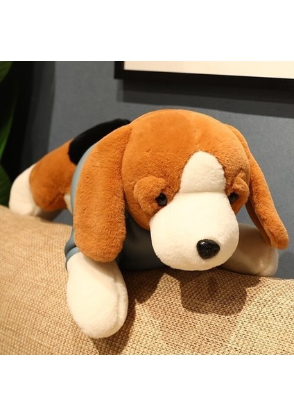 40 cm Kawaii Dolması Köpek Peluş Oyuncak Yalan Beagle Yavru Köpek Giysi ile Yumuşak Yastıklar Sevimli Hayvanlar Bebek Bebek Kız Doğum Günü Hediyesi | Doldurulmuş Peluş Hayvanlar (Yurt Dışından)