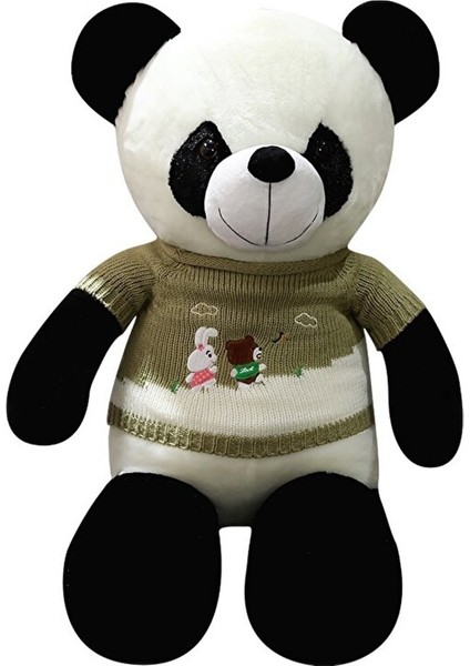 60 cm Sevimli Bebek Büyük Dev Kazak Panda Ayı Peluş (Yurt Dışından)