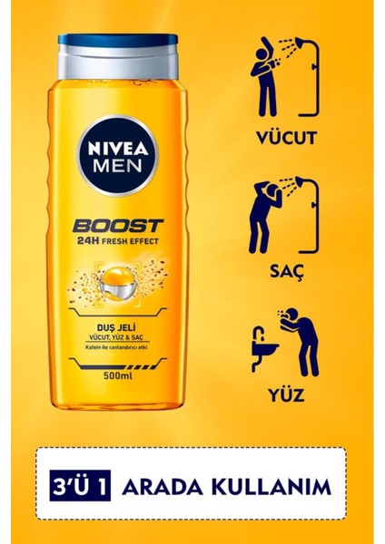 Men Boost Banyo ve Duş Jeli 500 ml fiyatları