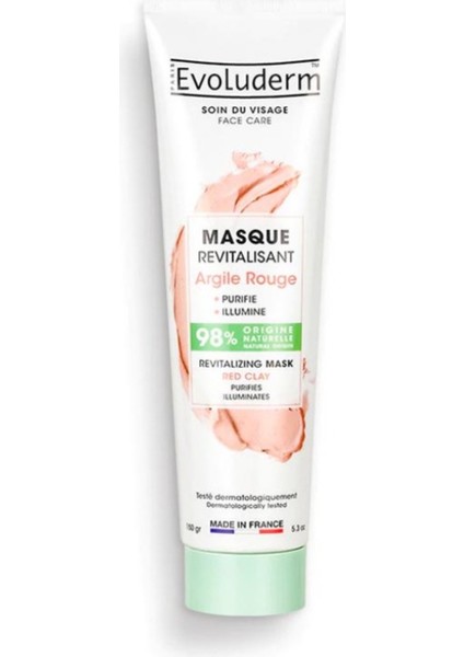 Canlandırıcı Kırmızı Kil Maskesi 150 gr