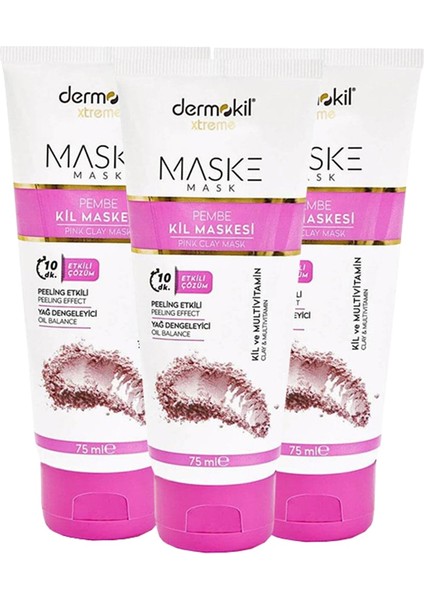 Pembe Kil Maskesi 75 ml x 3 Adet