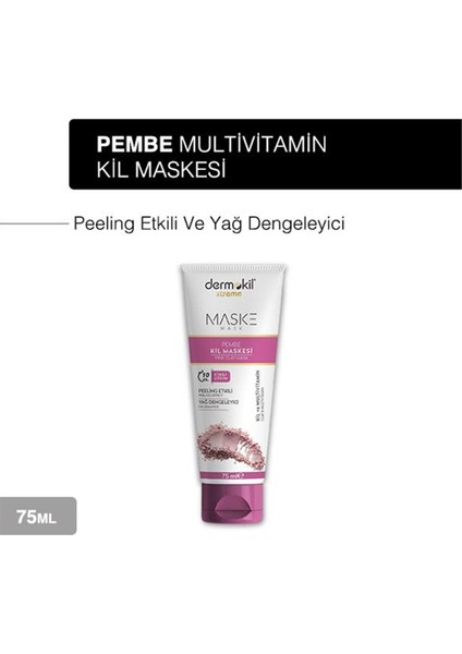 Pembe Kil Maskesi 75 ml x 3 Adet