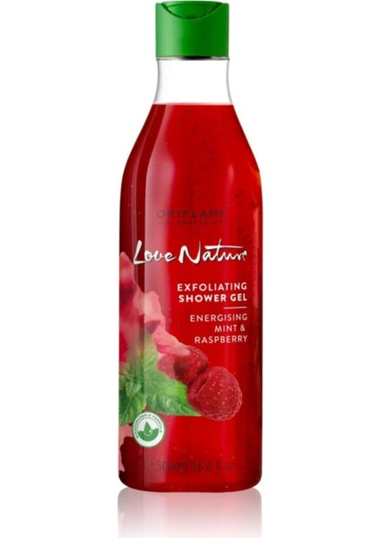 Love Nature Nane ve Ahududu Özlü Canlandırıcı Duş Jeli 500ML