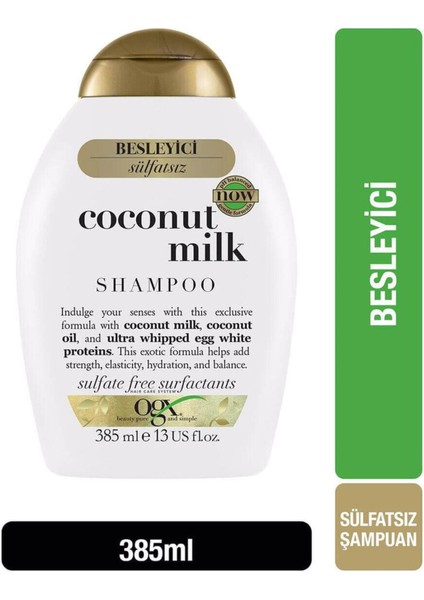 Şampuan Coconut Milk 385ML Şampuan