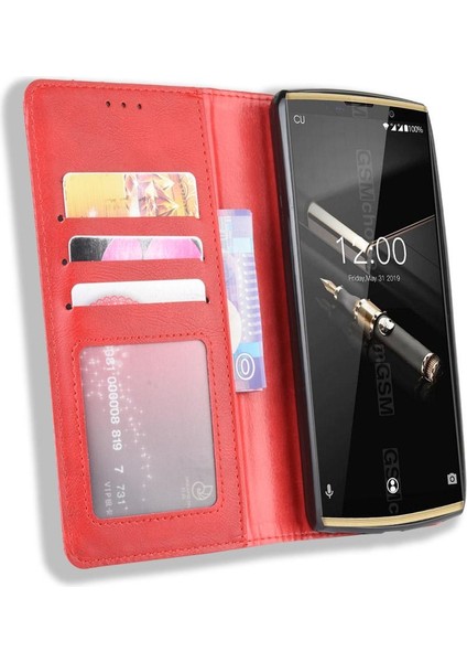 Oukitel K7/k7 Pro Manyetik Kapatma Cüzdan Pu Deri Telefon Kılıfı (Yurt Dışından)