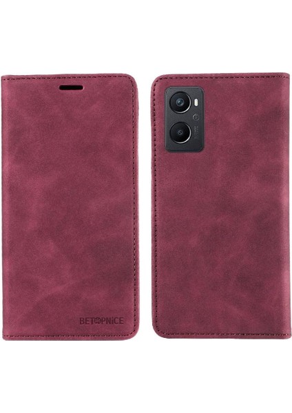 Oppo Oppo 8z/7z Koruyucu Pu Deri Manyetik Folyo Cüzdan Için Telefon Kılıfı (Yurt Dışından)