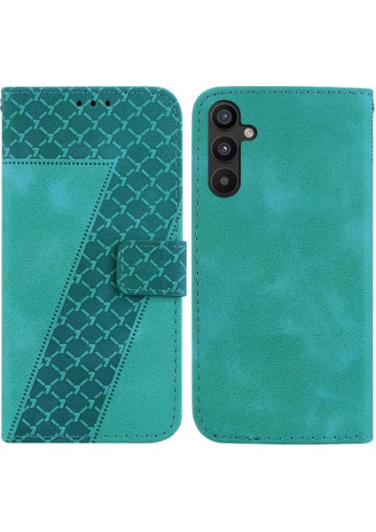 Için Samsung Galaxy A54 5g Kabartmalı Desen Flip Folio Pu Telefon Kılıfı (Yurt Dışından)