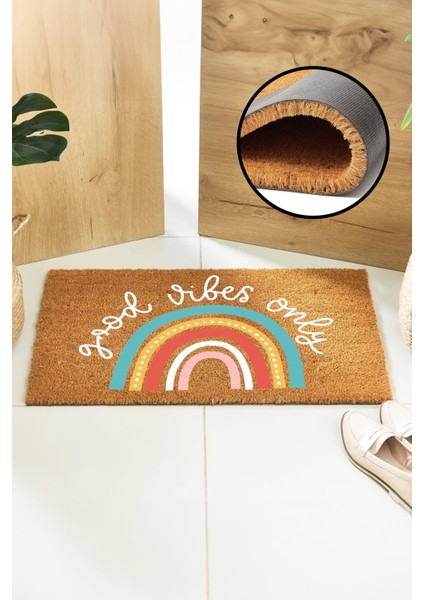 Good Vibes Only Yazılı Kapı Önü Paspası