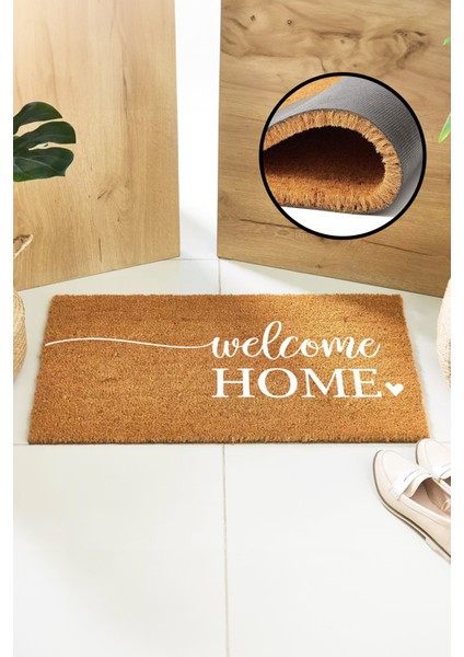 Welcome Home Kapı Önü Paspası Koko Paspas Kapı Paspası
