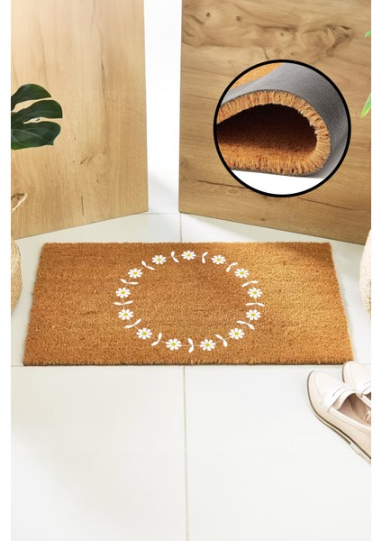 Papatyalı Çelenk Home Kapı Önü Paspası
