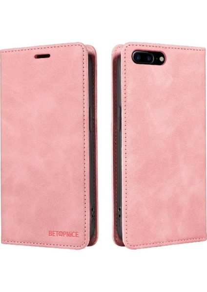Iphone 8 Için Artı/7 Artı Koruyucu Manyetik Folio Cüzdan Pu Deri Telefon Kılıfı (Yurt Dışından)