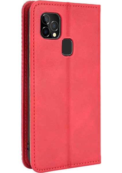 My Boutique1 Oukitel C22 Pu Deri Cüzdan Manyetik Kapatma Için Telefon Kılıfı (Yurt Dışından)