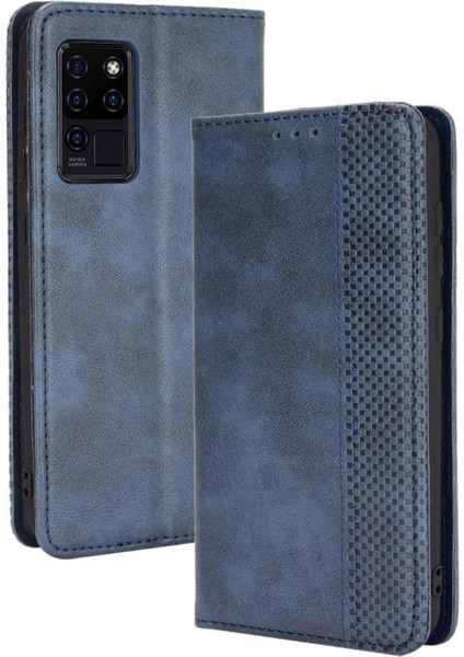 Oukitel C21 Pu Deri Manyetik Kapatma Cüzdan Için Telefon Kılıfı (Yurt Dışından)