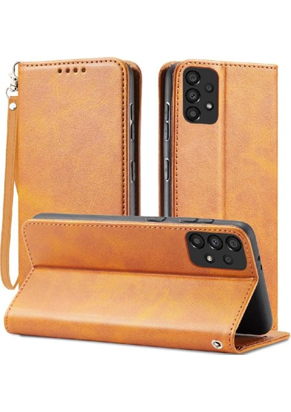 Samsung Galaxy A52S 5g Tam Koruma Deri Folio Flip Case Telefon Kılıfı (Yurt Dışından)
