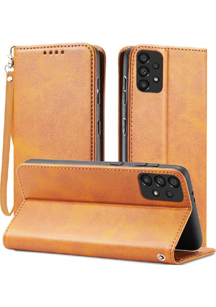 Samsung Galaxy A52S 5g Tam Koruma Deri Folio Flip Case Telefon Kılıfı (Yurt Dışından)