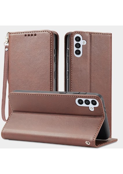 Samsung Galaxy A13 5G/A04S Deri Folio Flip Case Kartı ile Telefon Kılıfı (Yurt Dışından) indirimleri