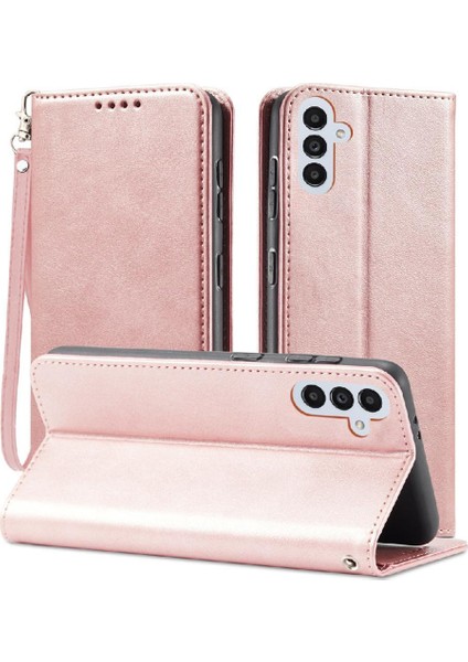 Samsung Galaxy A54 5g Deri Folio Flip Case Tam Koruma Telefon Kılıfı (Yurt Dışından)