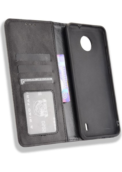 Nokia C10/C20 Manyetik Kapatma Cüzdan Pu Deri Telefon Kılıfı (Yurt Dışından) indirimleri