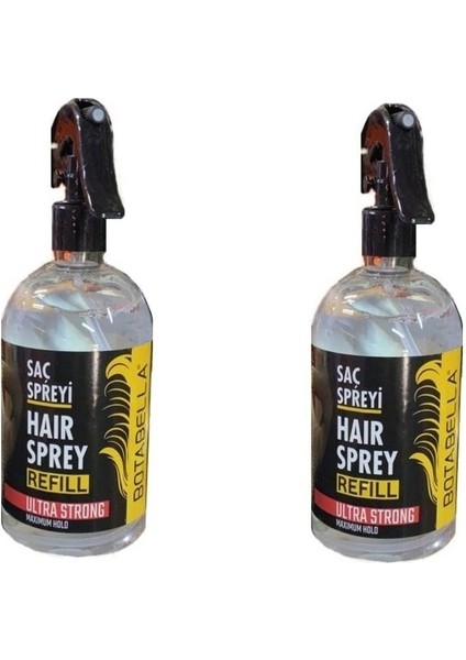 Ultra Strong Hair Sprey Maksimum Tutuş Saç Spreyi 2'li