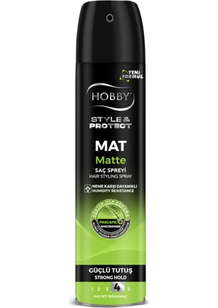 Style Mat Görünüm Saç Spreyi 250 ml Saç Spreyi