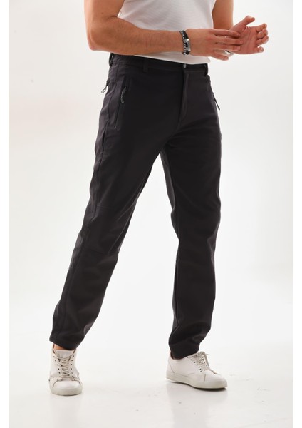 Düz Su Geçirmez Softshell Pantolon