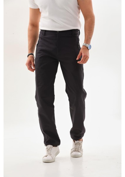 Düz Su Geçirmez Softshell Pantolon