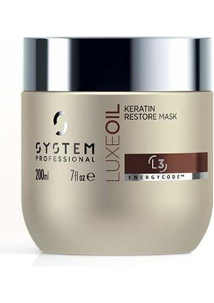 System Professional Dia Luxoil Keratin Restore Maske 200ML 8005610422640