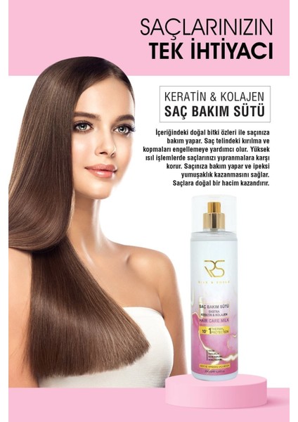 Keratin Kolajen Saç Bakım Sütü 200 ml modelleri