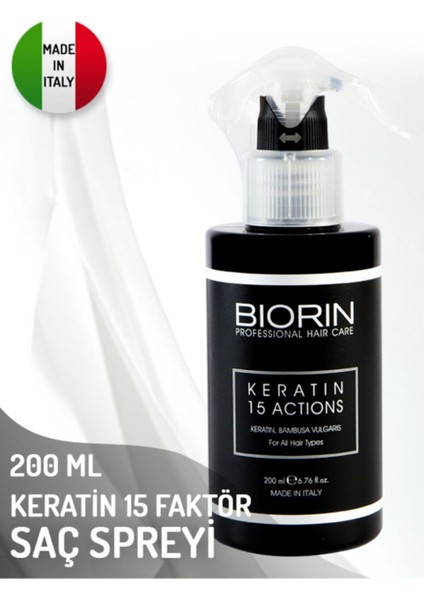 Keratin 15 Durulanmayan Bakım Spreyi 200ML