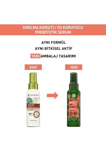 Yves Rocher Kırılma Karşıtı Prebiyotik Serum - Yıpranmış Saçlar / Reparation - 100ML