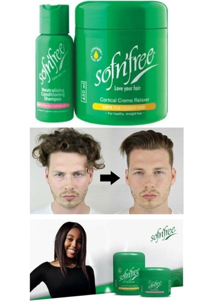 Sofn'free Düzleştirici Krem Set 450 ml Kalıcı Silindir fiyatları