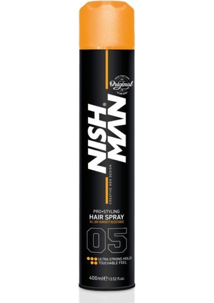 Nıshman Ultra Sert Saç Spreyi No 05 400 ml
