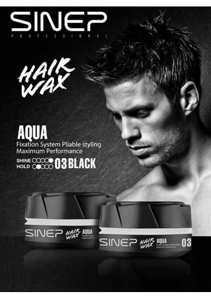 Hair Wax Yumuşak Tutuş BLACK150ML