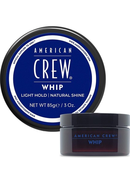 Men's Whip Styling Cream, Like Hair Gel With Light Hold & Natural Shine 85 gr