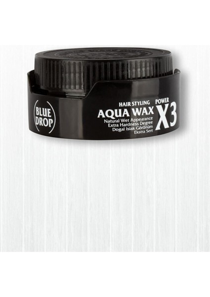 Blue Drop Aqua Wax X3 (Siyah) 150 ml