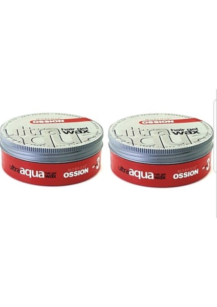 Wax Ossion Ultra Aqua Hair Gel Vax 150ML x 2 Adet Vaks