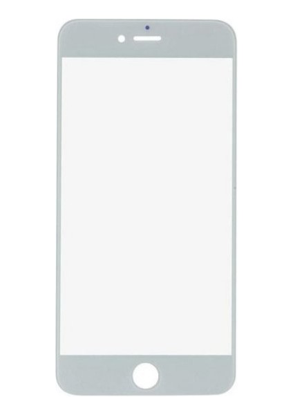 Apple iPhone 6s Plus Ocalı Lens Ön Cam Beyaz