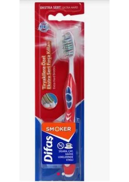 System Smoker Diş Fırçası Kırmızı (8690927521409)