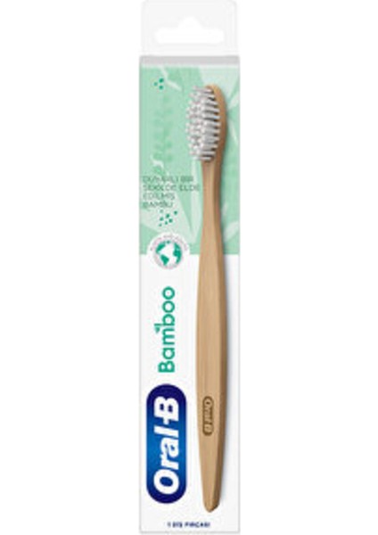 ( Fırçalık Hediye ) Oral-B Bambu Diş Fırçası ( 1 Adet )