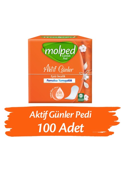 Aktif Günler Günlük Ped 100 Adet