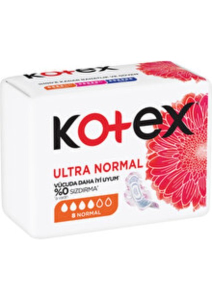 ( 3 Adet ) Kotex Ultra Ped Normal 8'li