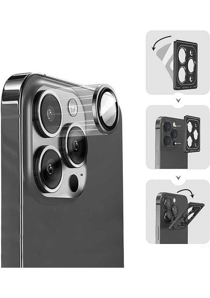 Apple iPhone 14 Pro Max Safir Lens Koruma Deep Purple fırsatları