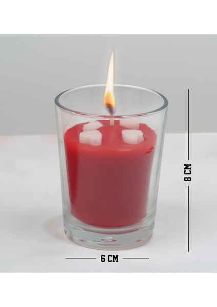 Sevgililere Özel Isimli Kırmızı Defter ve Cam Bardakta Kalp Figürlü Kokulu Mum Hediye Seti-6, Sevgiliye Hediye, Sevgililer Günü modelleri