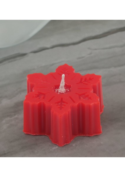 Yılbaşı Hediyesi Bk Gift Kişiye Özel Yeni Yıl Tasarımlı Kırmızı Kupa Bardak ve Kırmızı Kar Tanesi Kokulu Mum Hediye Seti-10, Sevgiliye, Arkadaşa Hediye indirimleri