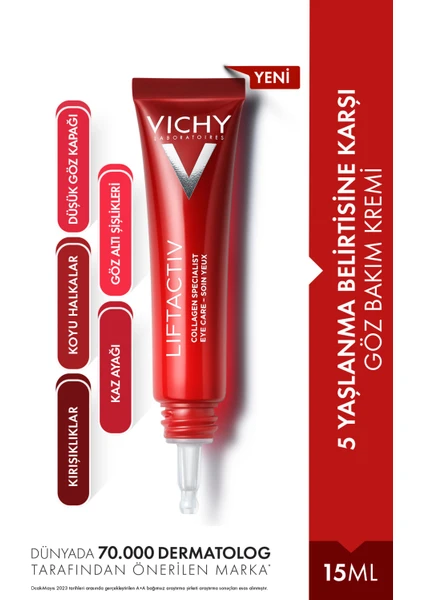 Liftactiv Collagen Specialist Yaşlanma Belirtilerine Karşı Göz Bakım Kremi 15ml