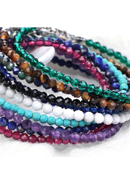 Kadın Basit Kırmızı Taş Boncuk Kristal Gümüş Renk Zincir Moda Takı Erkekler Için Ayarlanabilir El Yapımı Bileklik (Yurt Dışından) modelleri