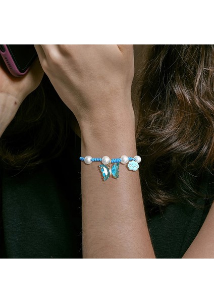 Kadın Kelebek Sevimli Kelebek Kristal Halat Örgülü Kadın Takı El Yapımı Ler Dostluk Parti Bileklik (Yurt Dışından) indirimleri